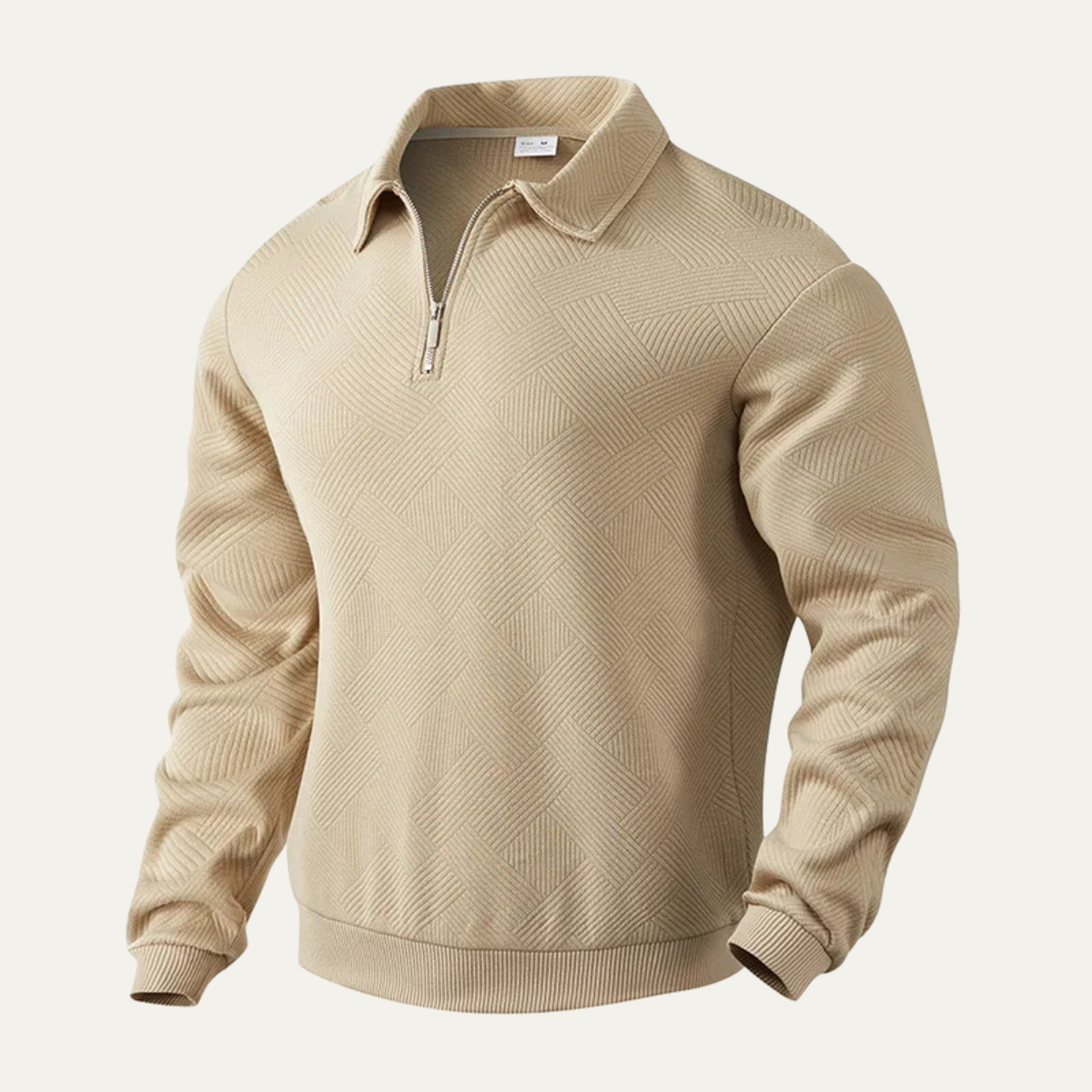 Men's Quarter Zip Sweater Lightweight - VibreMode