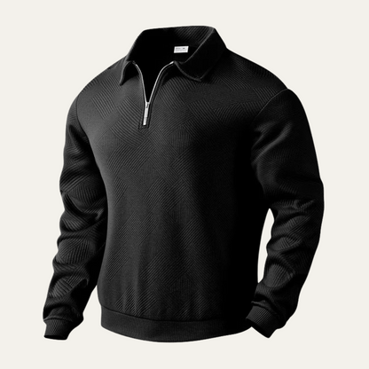 Men's Quarter Zip Sweater Lightweight