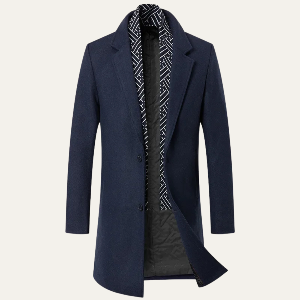Men's Wool Formal Coat Classic Winter