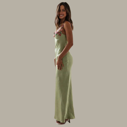 Women's Embroidered Floral Dress