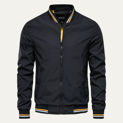 Balmoral Men's Bomber Jacket Slim Fit Zip Up