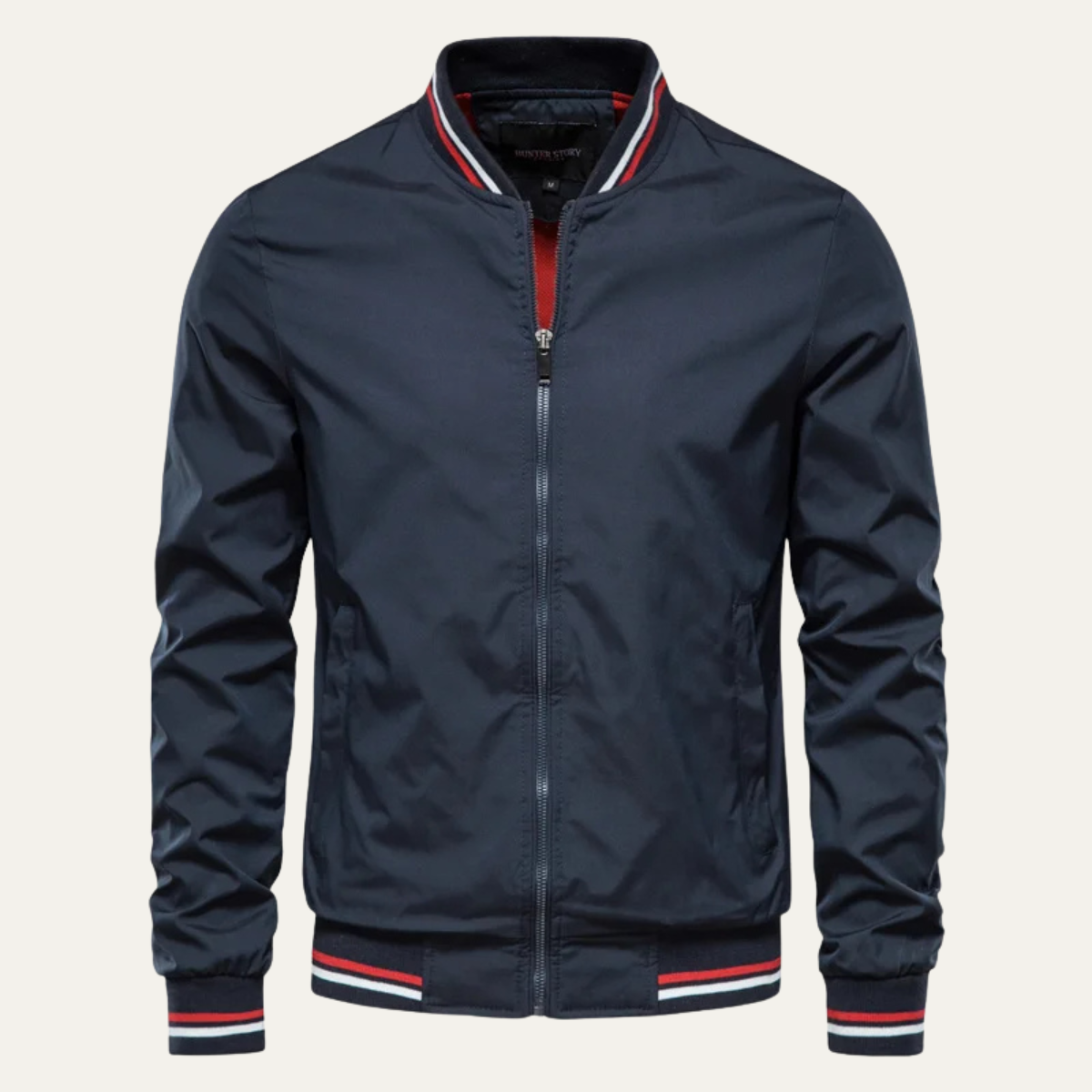Balmoral Men's Bomber Jacket Slim Fit Zip Up