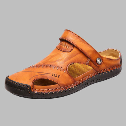 Men's Leather Sandals Comfortable For Summer