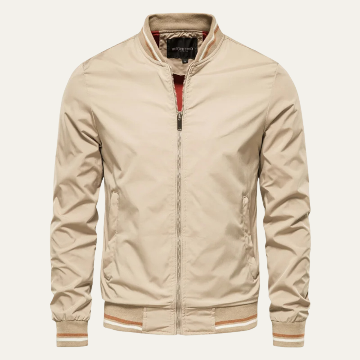 Balmoral Men's Bomber Jacket Slim Fit Zip Up