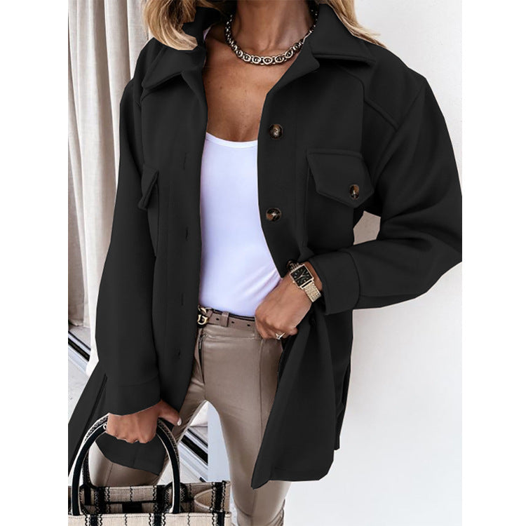 Women's Cotton Casual Jacket Lightweight Beige