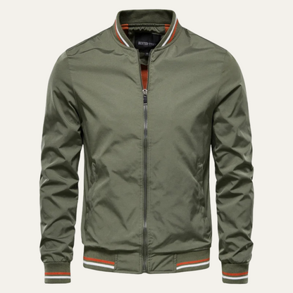 Balmoral Men's Bomber Jacket Slim Fit Zip Up - VibreMode