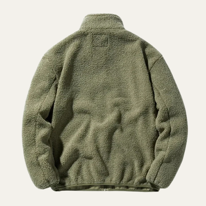 Men's Outdoor Fleece Zip Up Jacket Warm