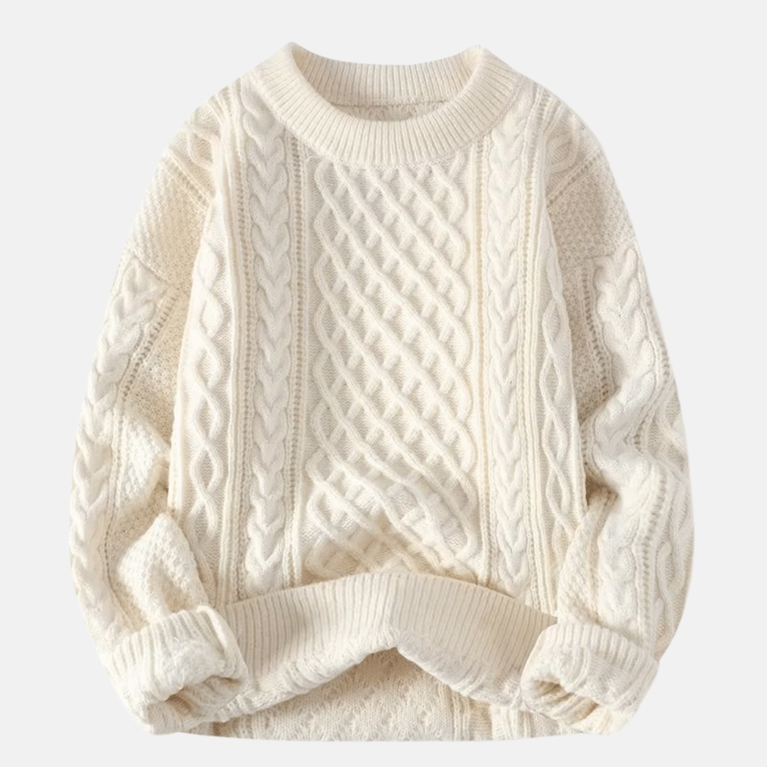 Men's Knitted Winter Sweater Solid Color