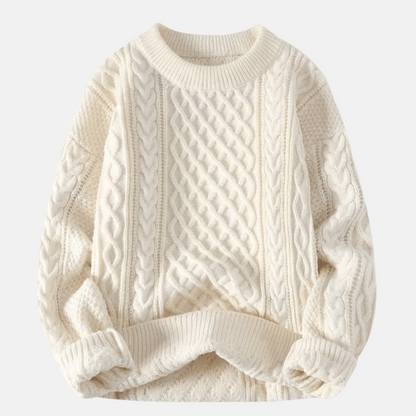 Men's Knitted Winter Sweater Solid Color