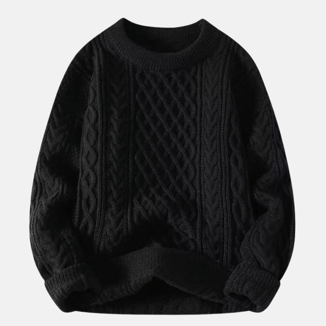 Men's Knitted Winter Sweater Solid Color