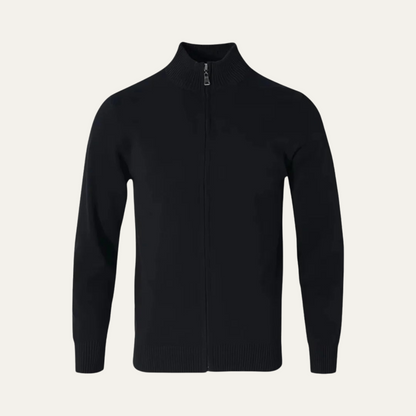 Men's Cotton Zip Cardigan Sweater