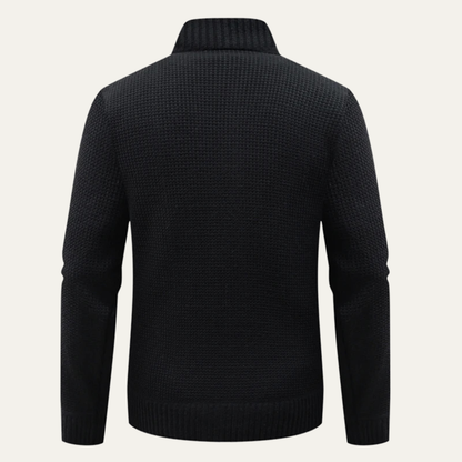 Men's Padded Zip Up Sweater Jacket