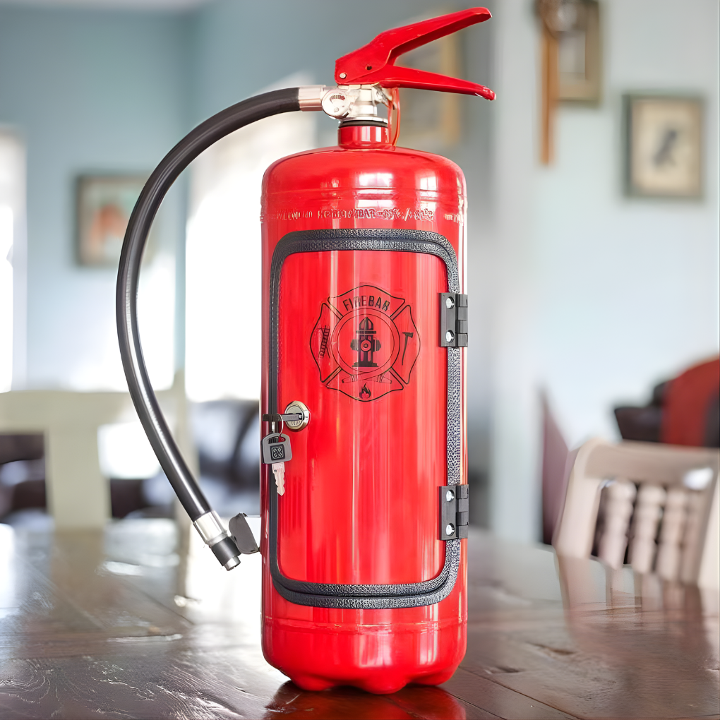 Mini Bar Fire Extinguisher Style - VibreMode