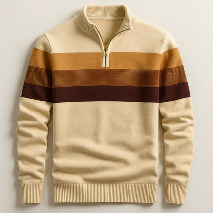 Colorful Stripe Long Sleeve Sweater