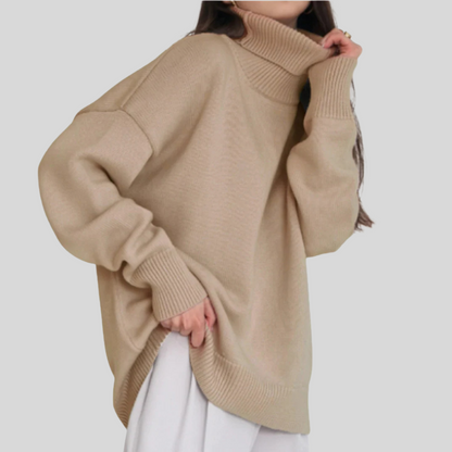 Women's Rollneck Sweater Thermal Cold-Weather