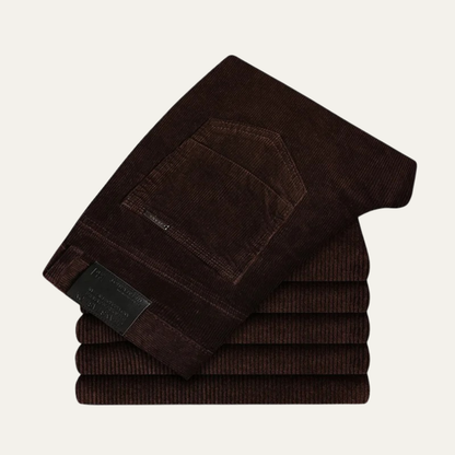 Men's Slim Fit Corduroy Casual Pants