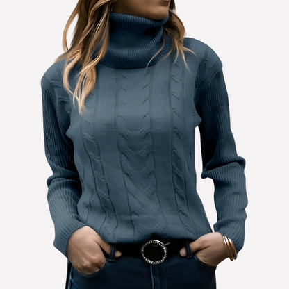 Women's Turtleneck Sweater Relaxed Fit