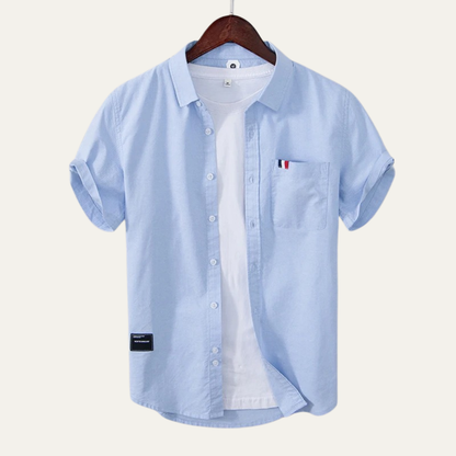 Men's Slim Fit Cotton Button Up Shirt