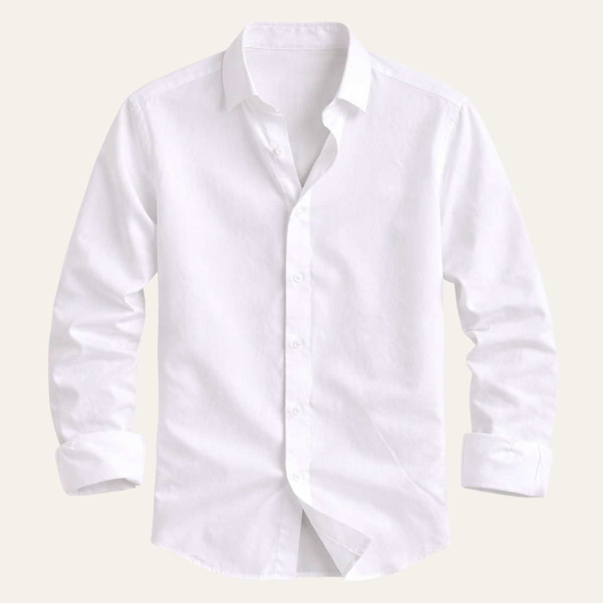 Cala Luna Men's Cotton Linen Button Up Beach Shirt - VibreMode