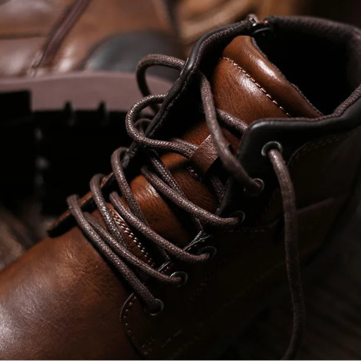 Men's Military Combat Leather Boots