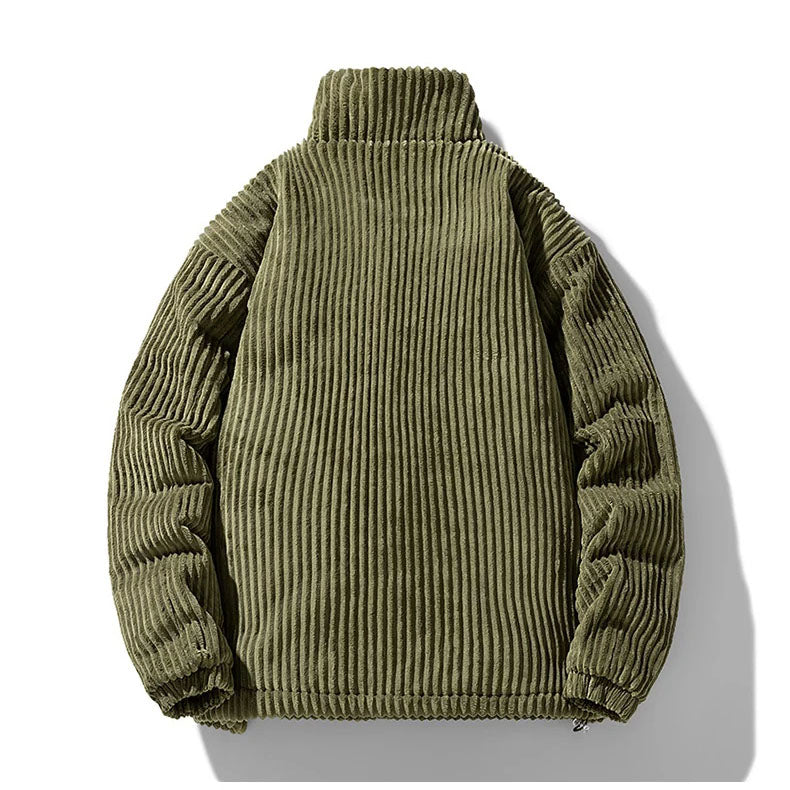 Quilted Corduroy Jacket Bordeaux
