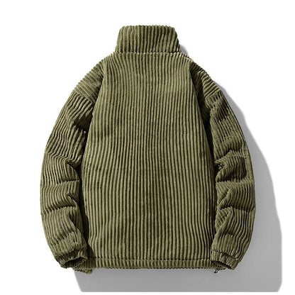 Quilted Corduroy Jacket Bordeaux