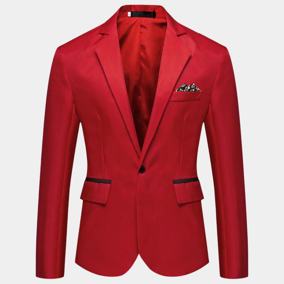 Men's Modern Fit Blazer Comfortable Design