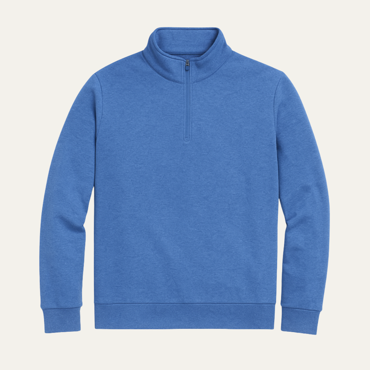 Men's Fleece Half Zip Turtleneck Sweater - VibreMode