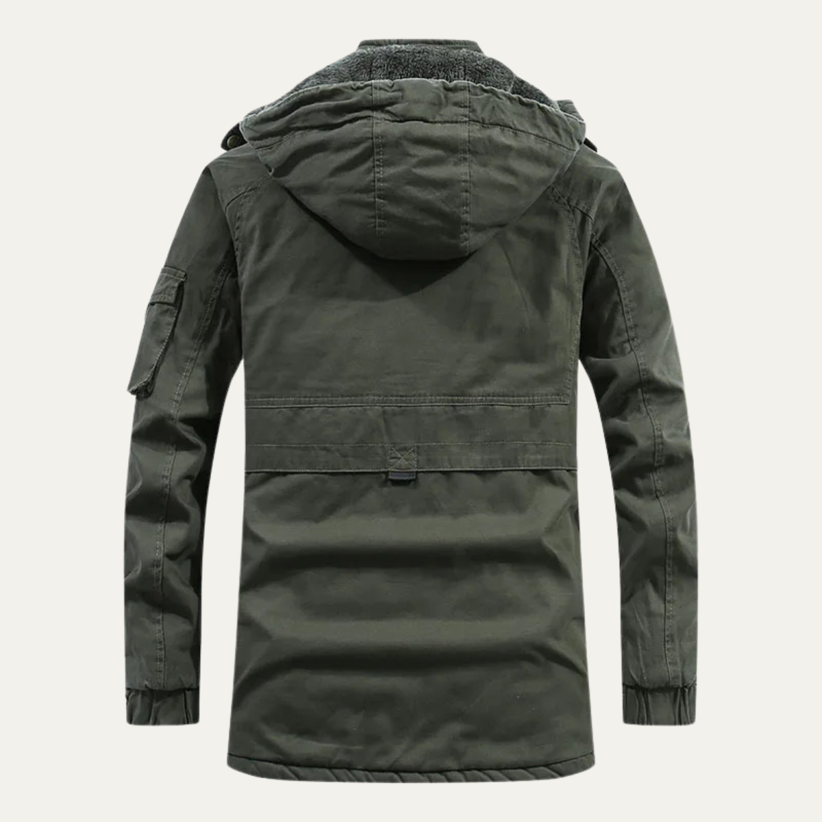 Men's Cotton Hooded Jacket Warm Lining