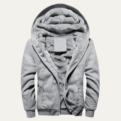 Men's Fleece Zip Up Hoodie Jacket