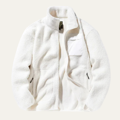 Men's Outdoor Fleece Zip Up Jacket Warm