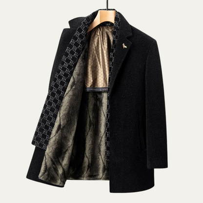 Men's Fur Lined Winter Coat Warm - VibreMode