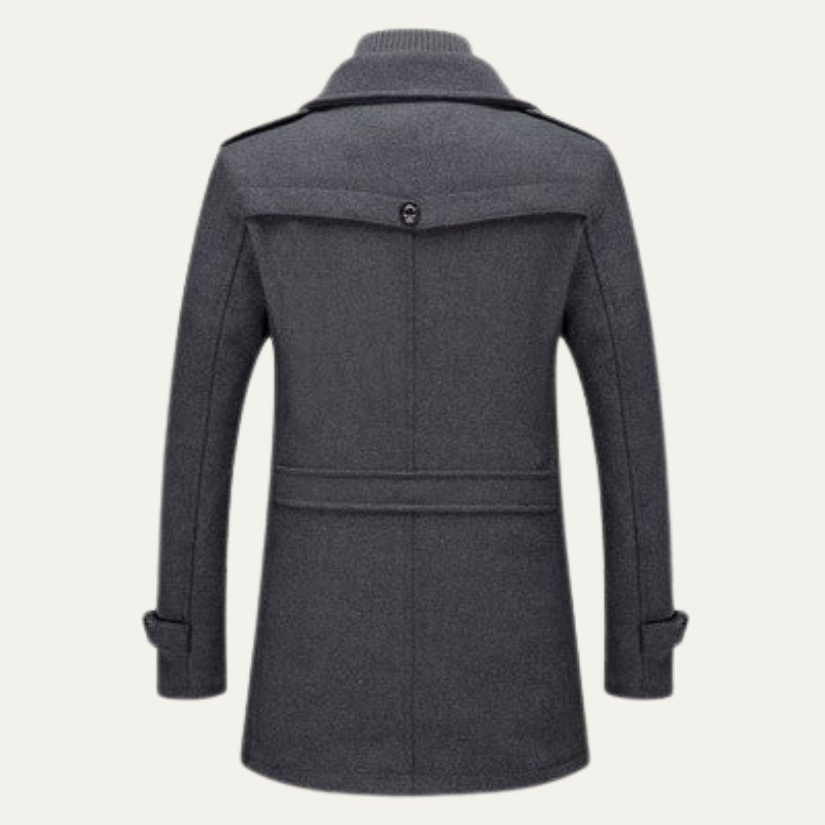 Men's Wool Blend Double Layer Coat