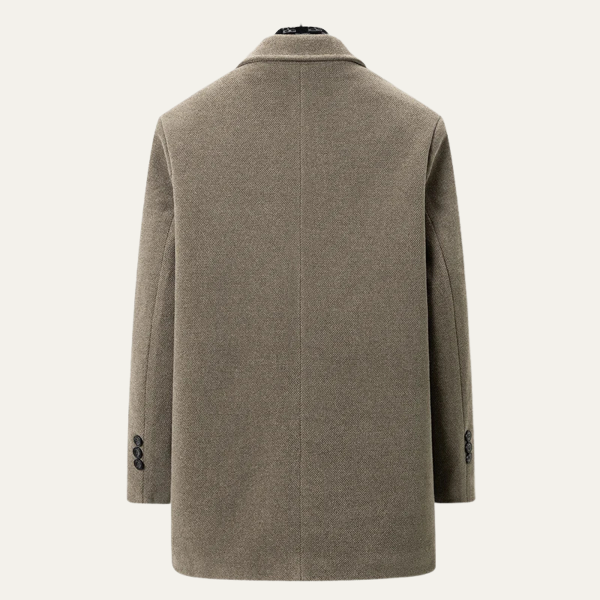 Men's Fur Lined Winter Coat Warm