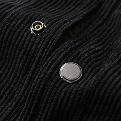 Men's Warm Corduroy Coat Sherpa Fleece Lined