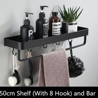Aluminum Wall Shelf Black - VibreMode