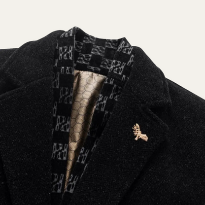 Men's Fur Lined Winter Coat Warm