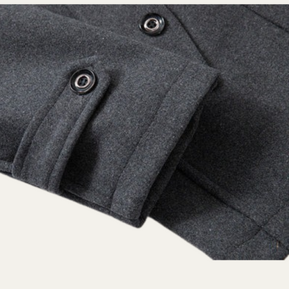 Men's Wool Blend Double Layer Coat