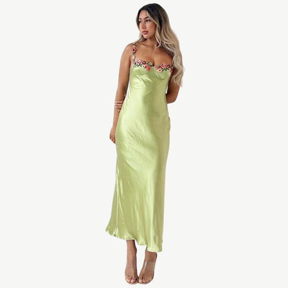 Women's Embroidered Floral Dress