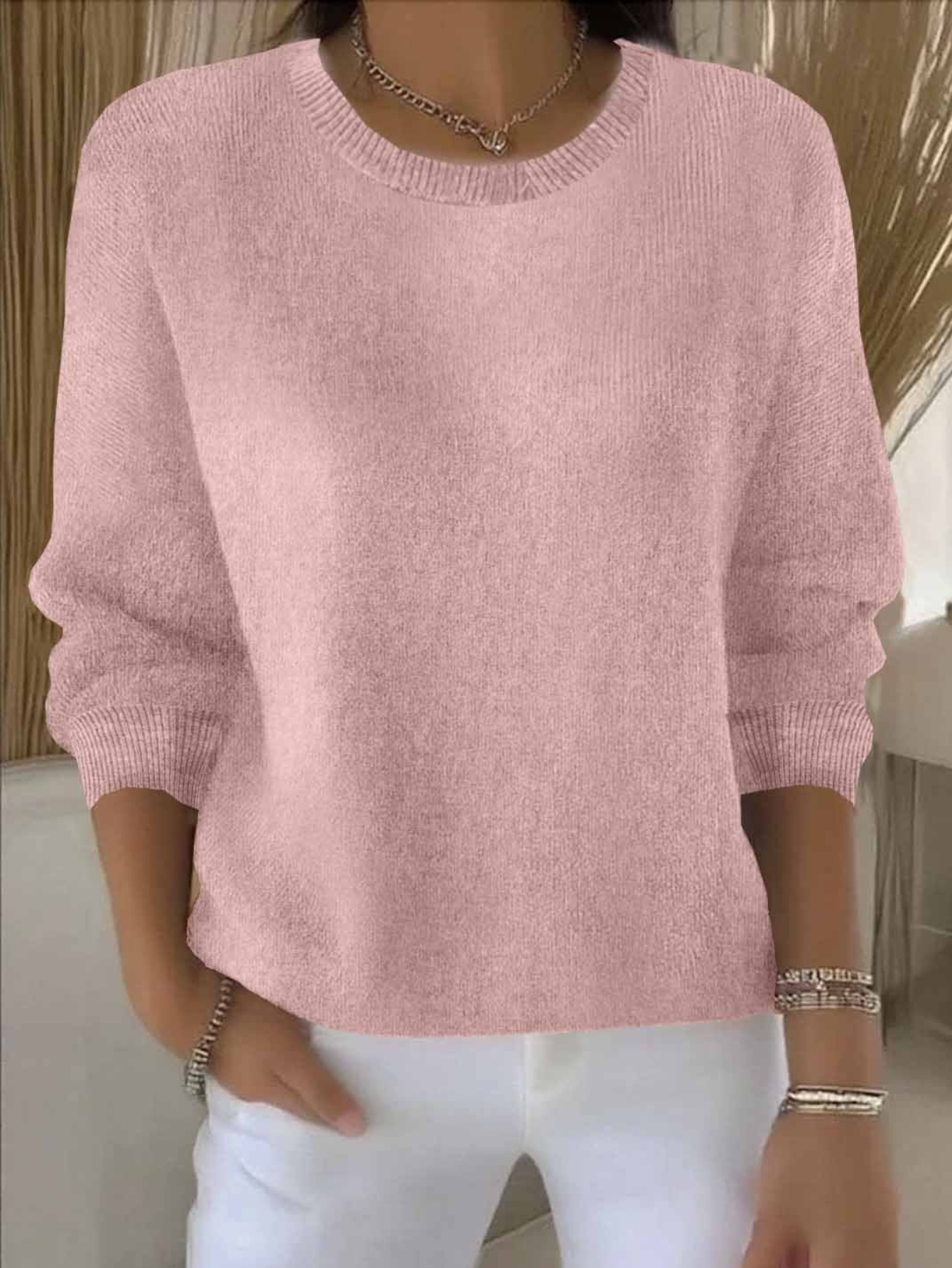 Women's Fine Knit Sweater Soft Fabric