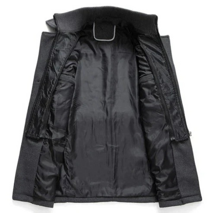 Men's Wool Blend Double Layer Coat