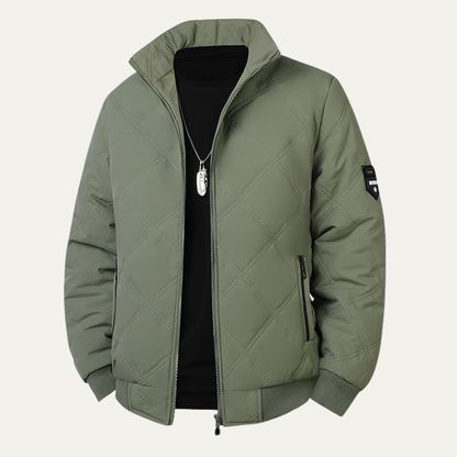 Bardolino Men's Quilted Jacket Stand Collar Winter