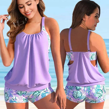 Women's Floral Print Bikini Set