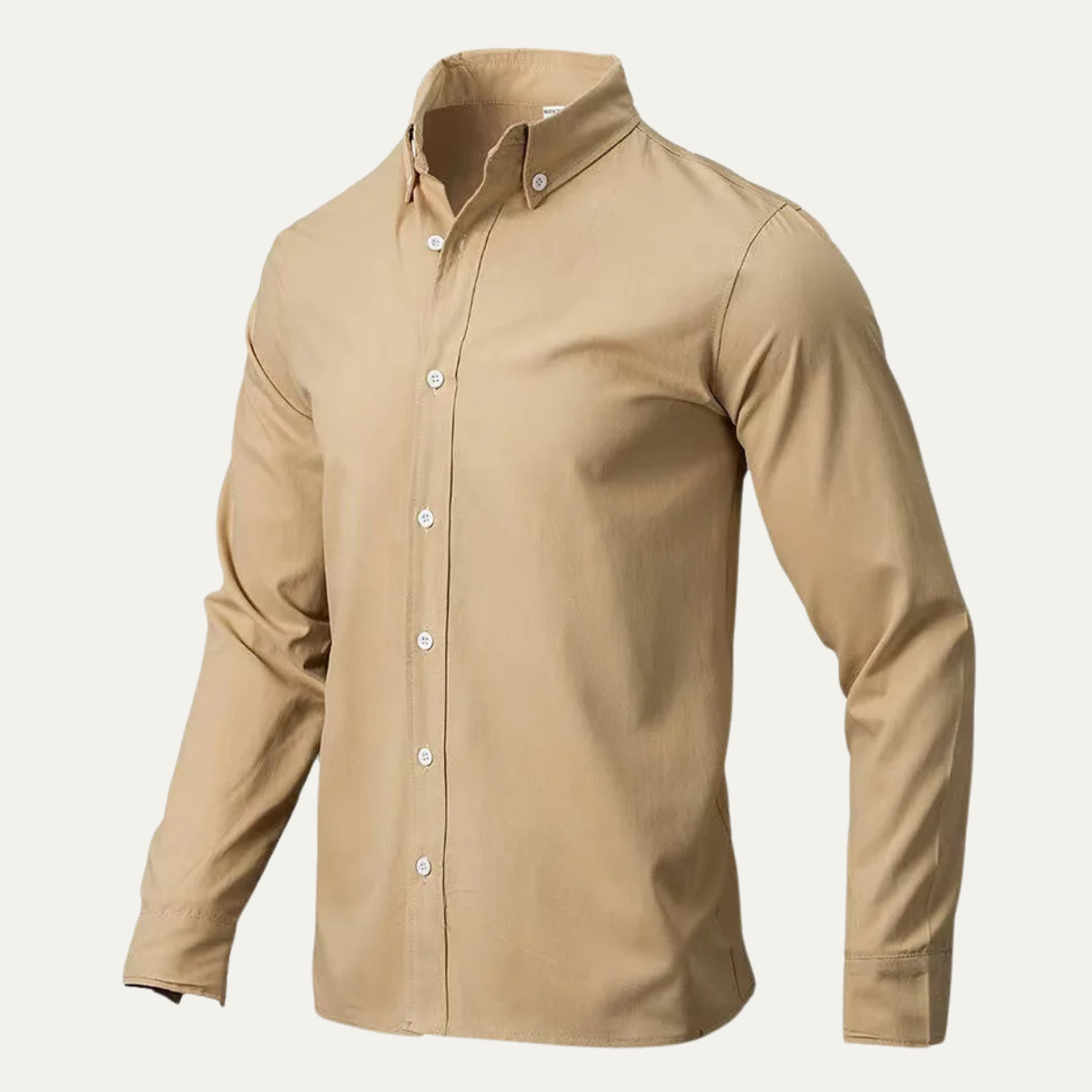 Vercelli Men's Button Down Shirt Solid Color Cotton