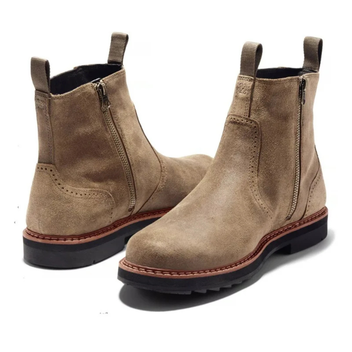 Men's Leather Chelsea Boots Classic Slip On