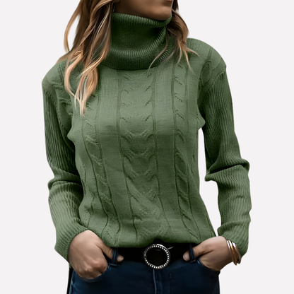 Women's Turtleneck Sweater Relaxed Fit