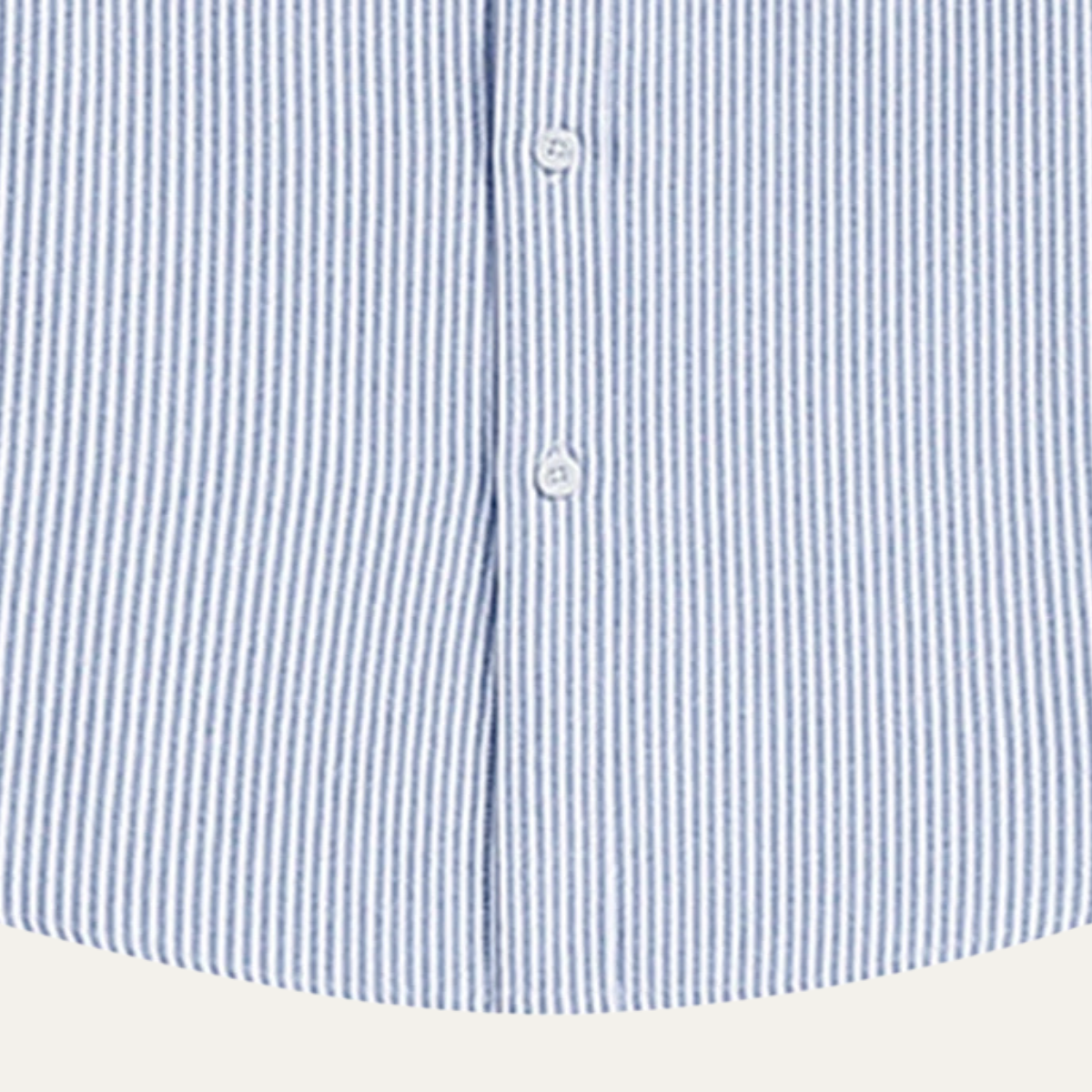 Men's Striped Shirt Classic Collar Cotton