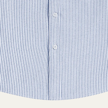 Men's Striped Shirt Classic Collar Cotton