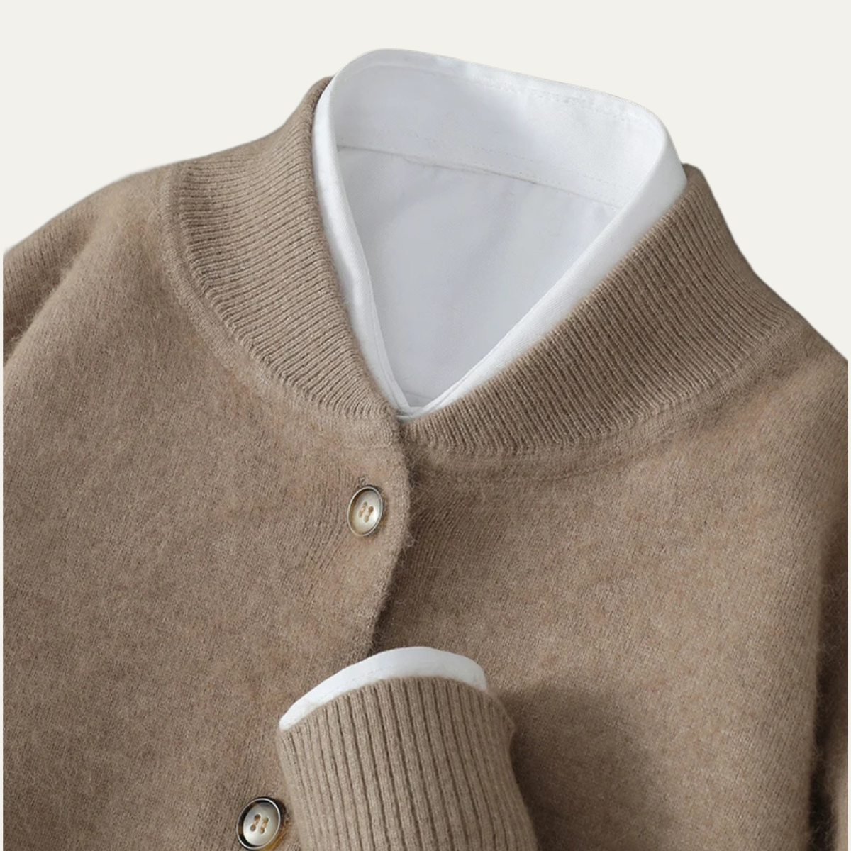 Men's Soft Knit Cardigan 100%