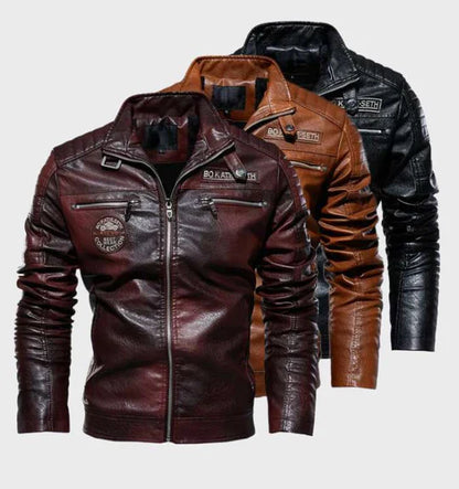 Men's Leather Jacket Bold Timeless Edge Style